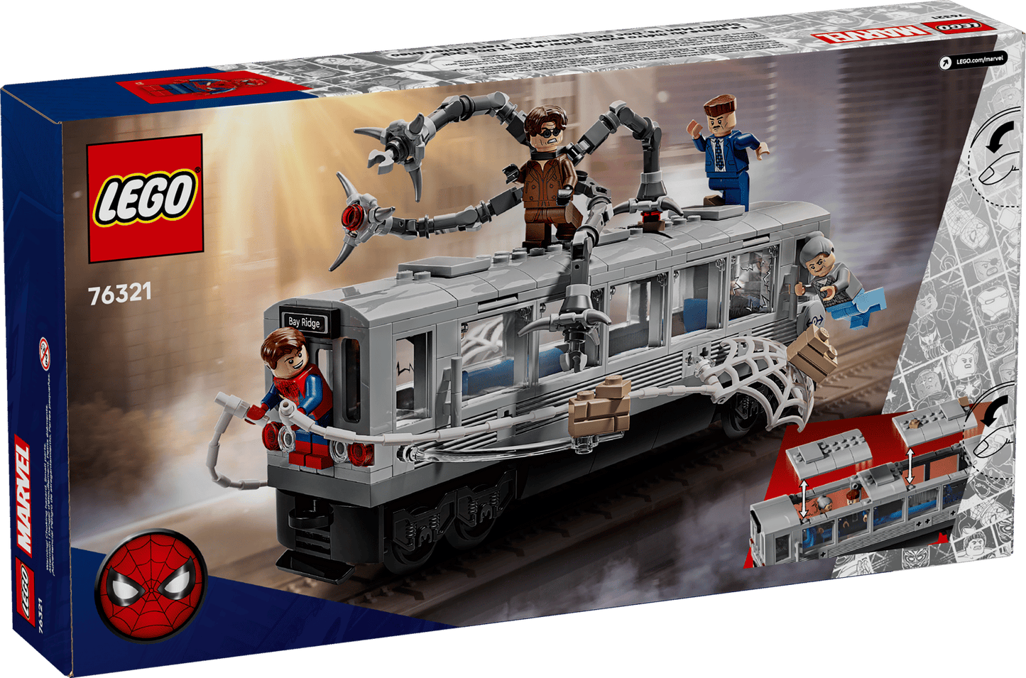 Spider-Man vs. Doc Ock Subway Train Scene