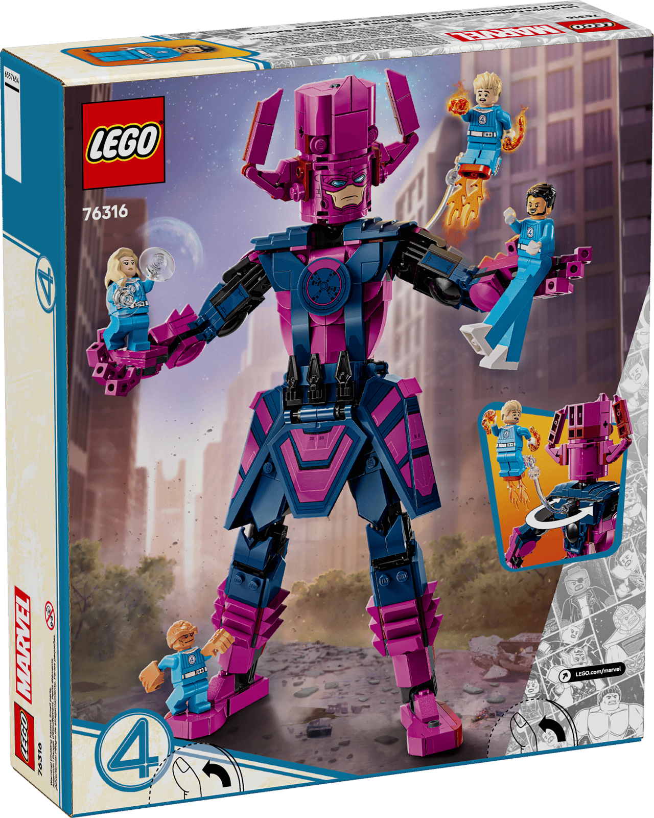 Fantastic Four vs. Galactus Construction Figure