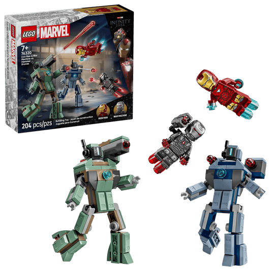 Iron Man & War Machine vs. Hammer Drones