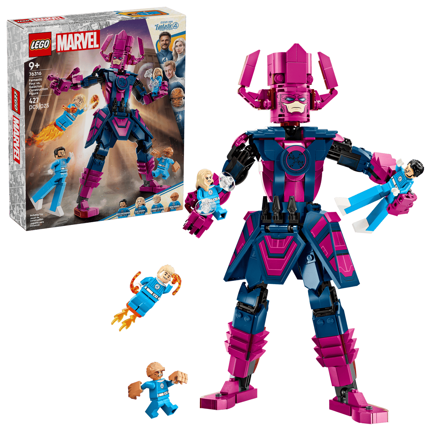 Fantastic Four vs. Galactus Construction Figure