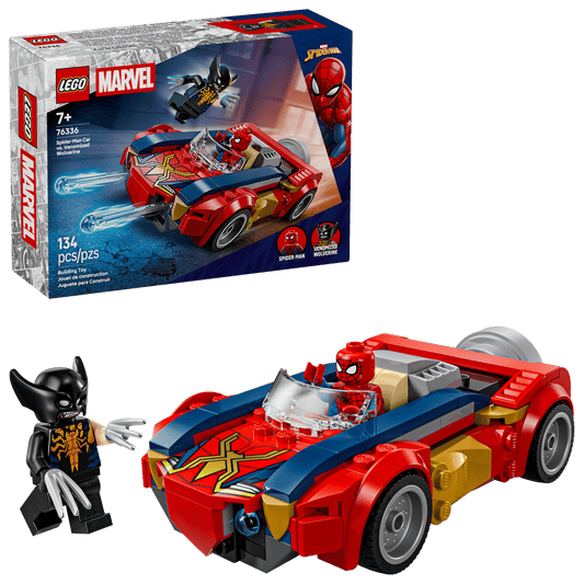 Spider-Man Car vs. Venomized Wolverine