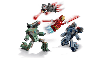 Iron Man & War Machine vs. Hammer Drones