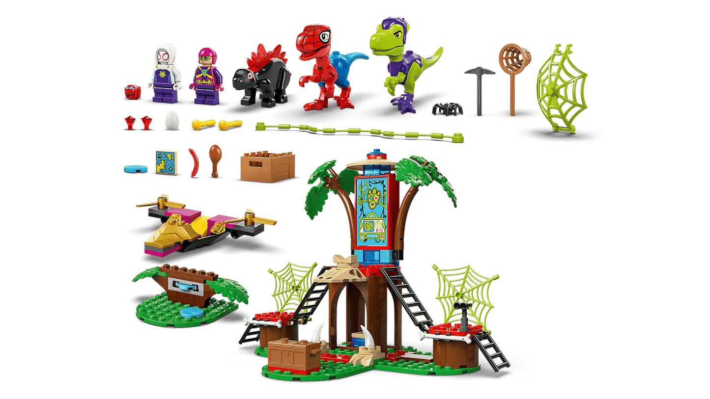 Spidey and Gobby's Raptor Battle at Tree House HQ