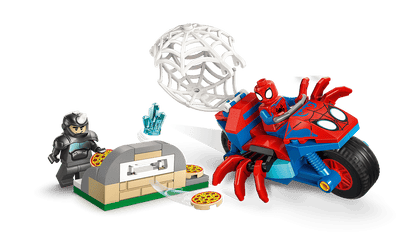 Spidey on his Motorcycle vs. Rhino