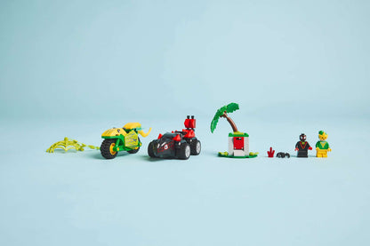 Spin and Electro Dinosaur Vehicle Chase