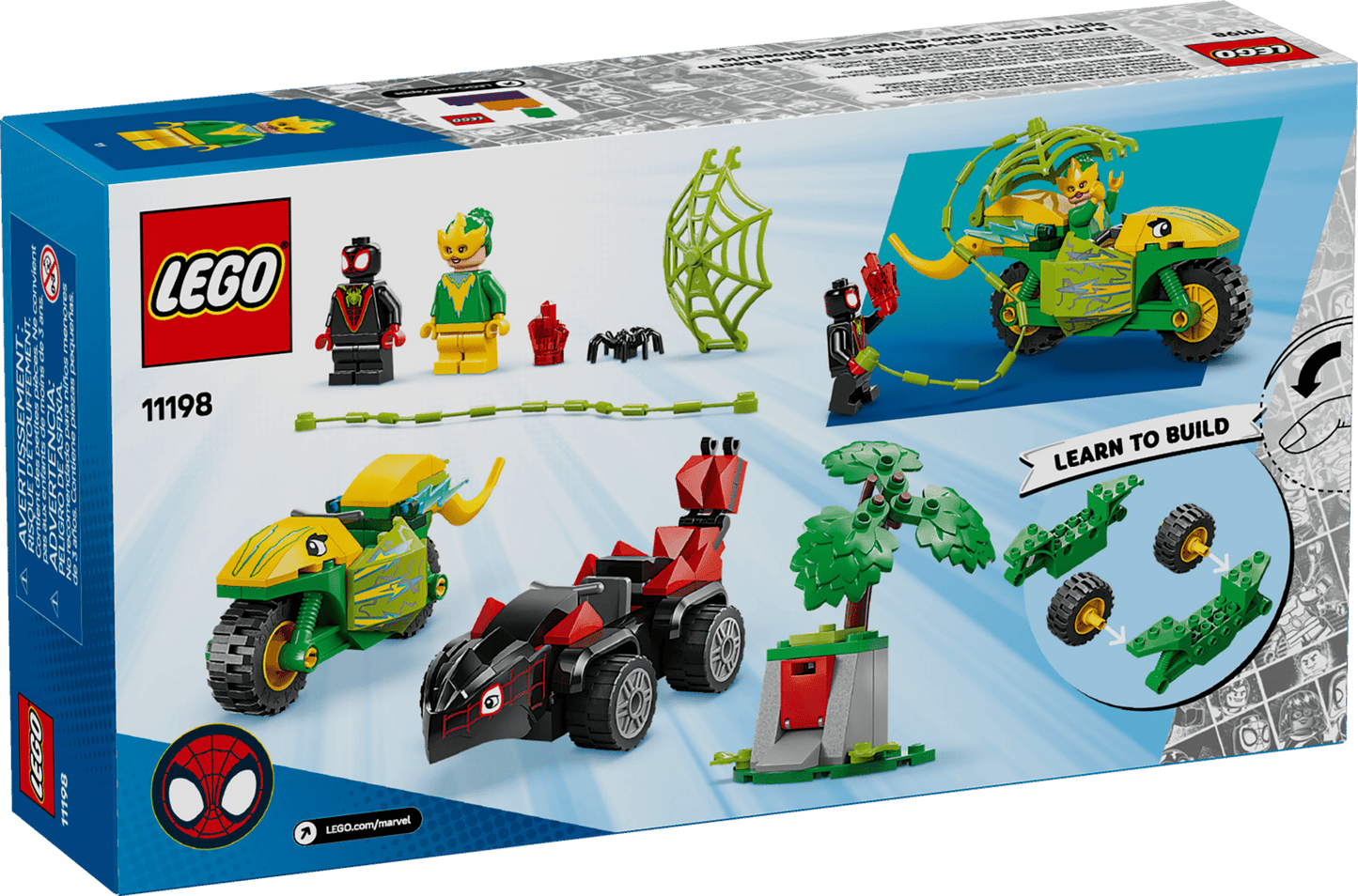 Spin and Electro Dinosaur Vehicle Chase